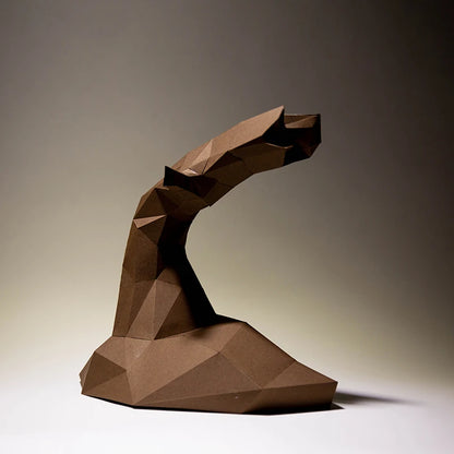 65 Origami Chameleon 3D Paper Sculpture to Assemble DIY