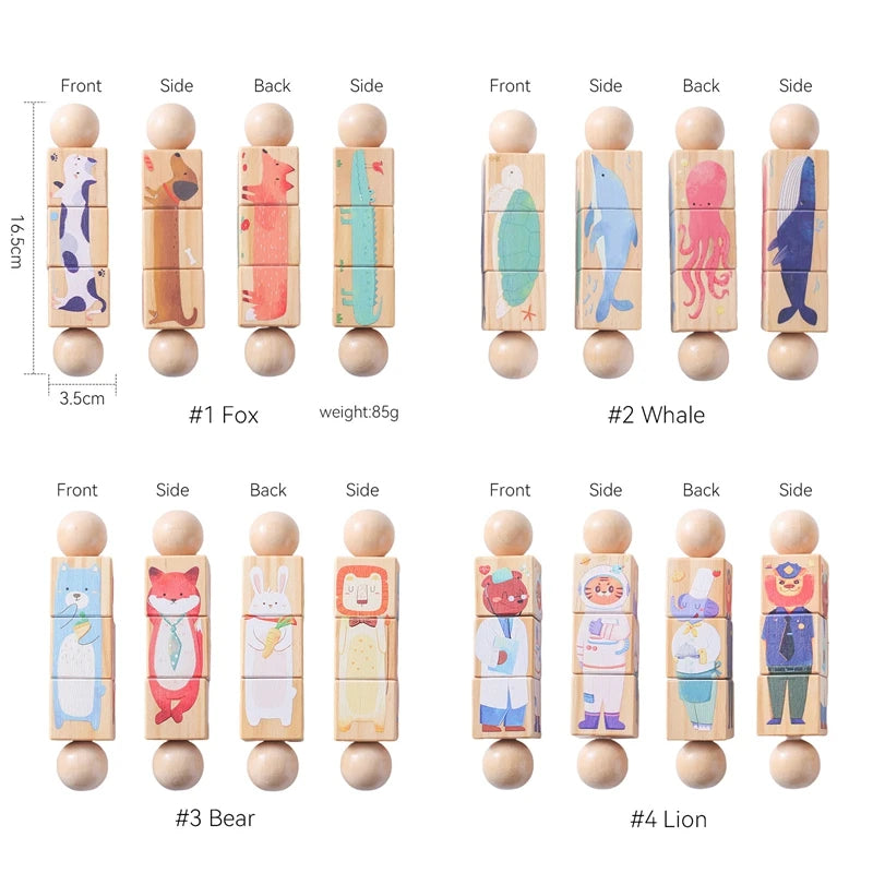 Wooden Rattle Toys