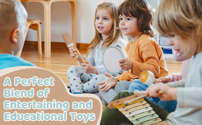 Wooden Percussion Musical Instrument Kits