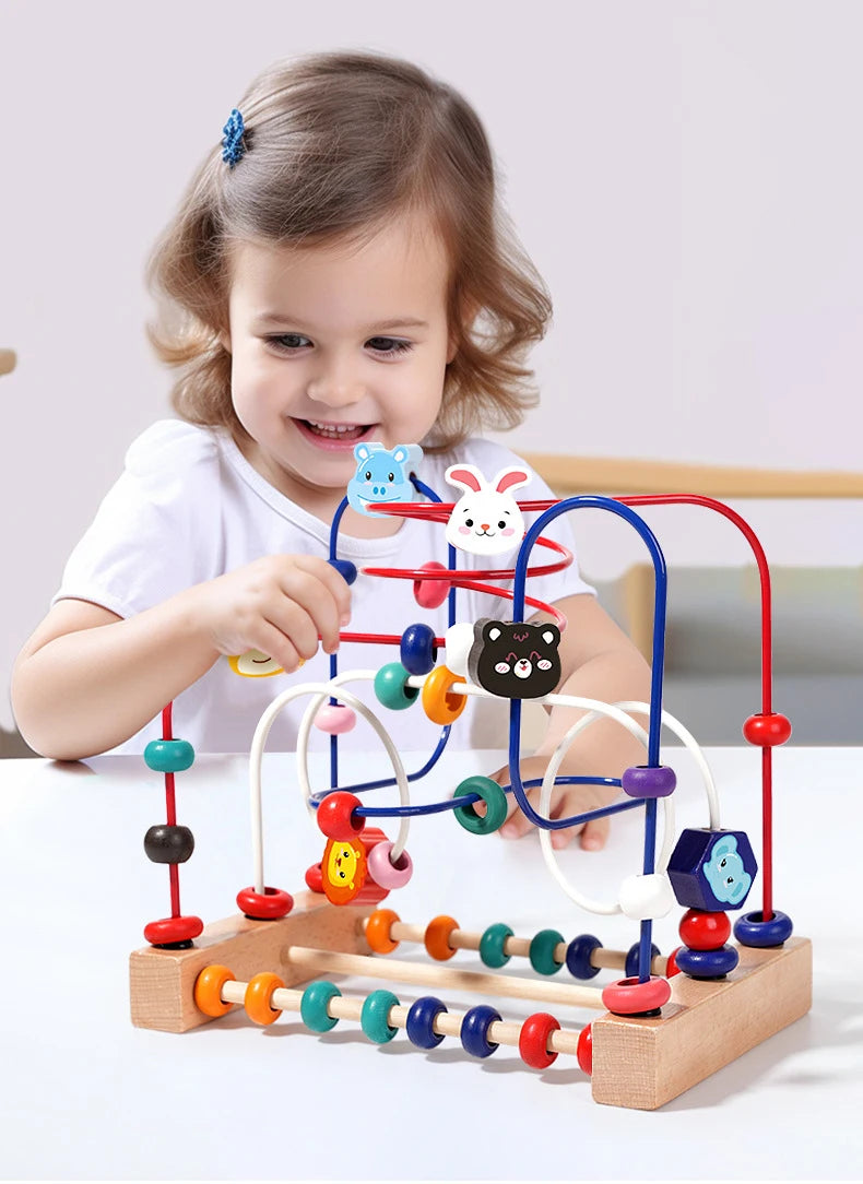 Montessori Wooden Abacus Toy