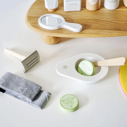 Jouet Simulation Spa Rasage en Bois Montessori