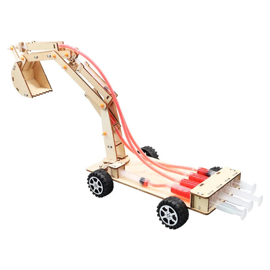 Excavadora hidráulica de madera 3D