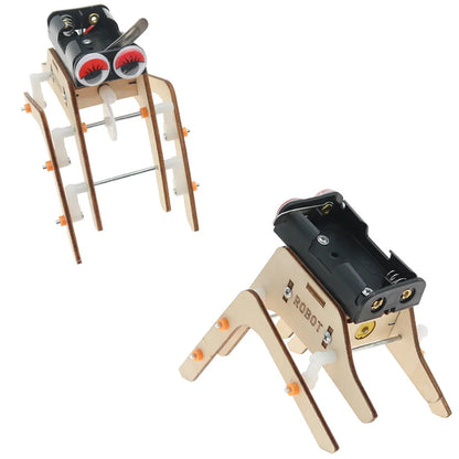 Robot araña autómata de madera eléctrico 3D