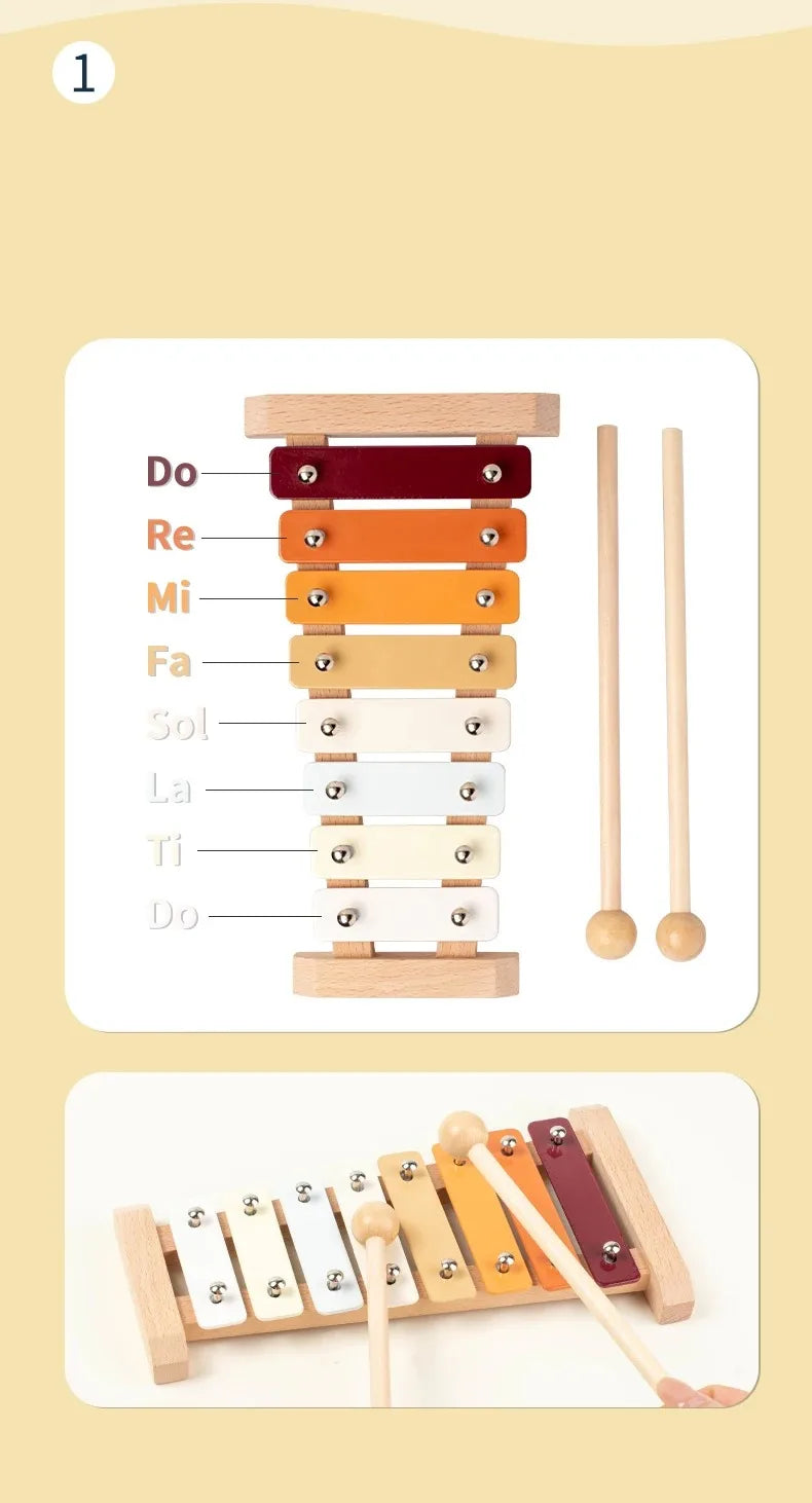 Wooden Percussion Musical Instrument Kits