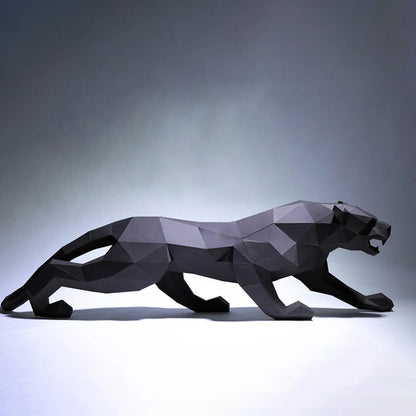 95cm Black Panther 3D Paper Origami Sculpture to Assemble DIY 