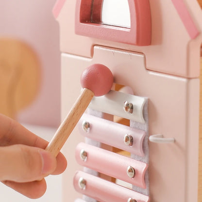 5 in 1 Montessori Wooden and Silicone Educational Toy