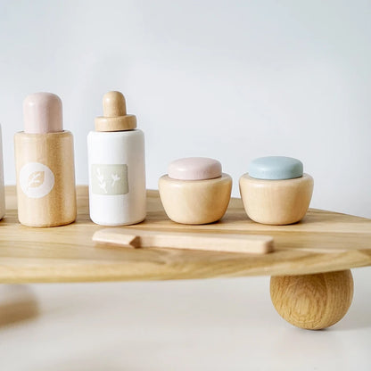 Jouet Simulation Spa Rasage en Bois Montessori