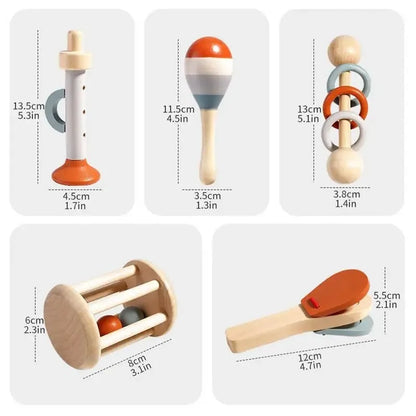 Wooden Percussion Musical Instrument Kits