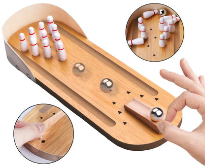 Mini Wooden Bowling