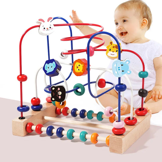 Montessori Wooden Abacus Toy