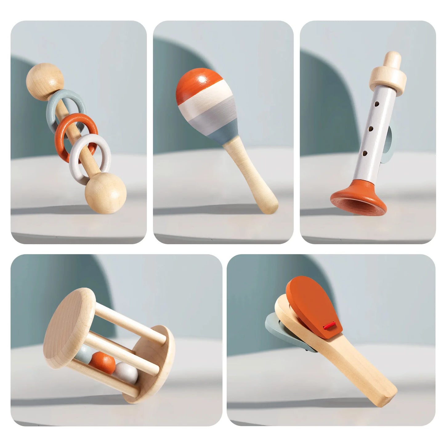 Wooden Percussion Musical Instrument Kits