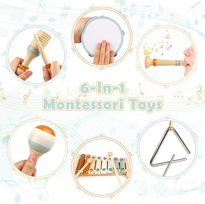 Wooden Percussion Musical Instrument Kits