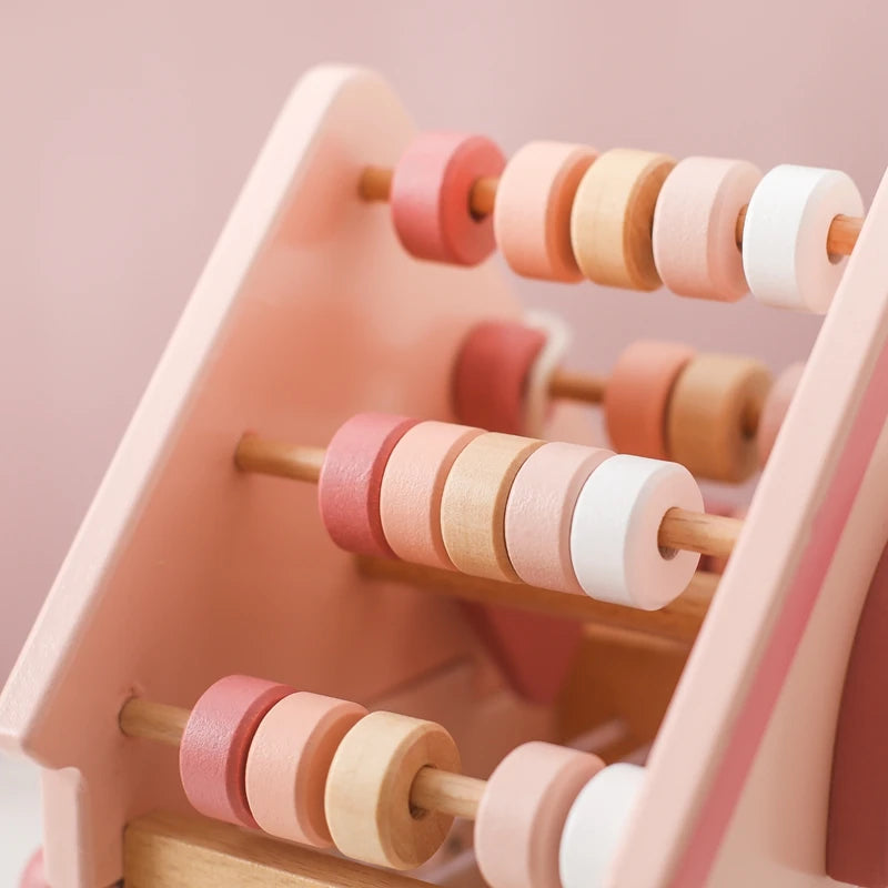 5 in 1 Montessori Wooden and Silicone Educational Toy