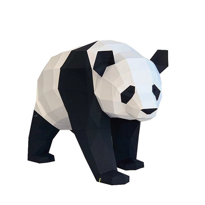 89cm Origami Panda 3D Paper Sculpture to Assemble DIY 