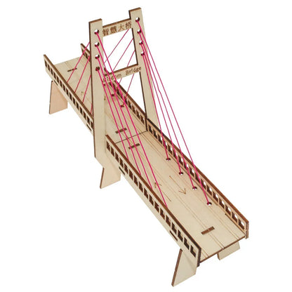Rompecabezas de puente de madera 3D