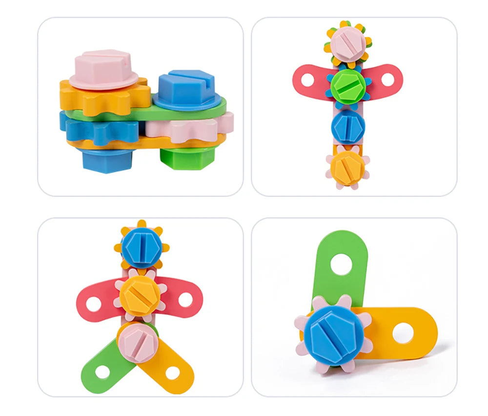 Montessori Wooden and Plastic Craft Kit Toy