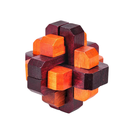 7.5x7.5x7.5 cm Wooden Puzzle