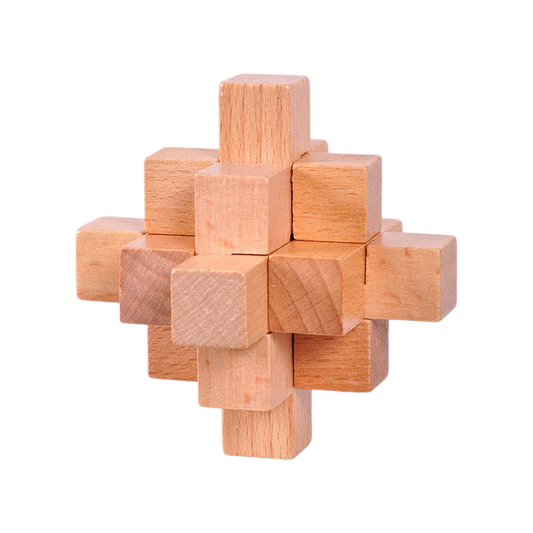 7.5x7.5x7.5 cm Wooden Puzzle