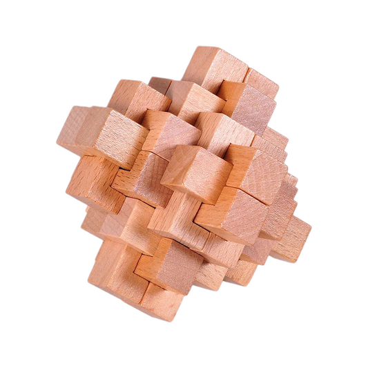 7.5x7.5x7.5 cm Wooden Puzzle